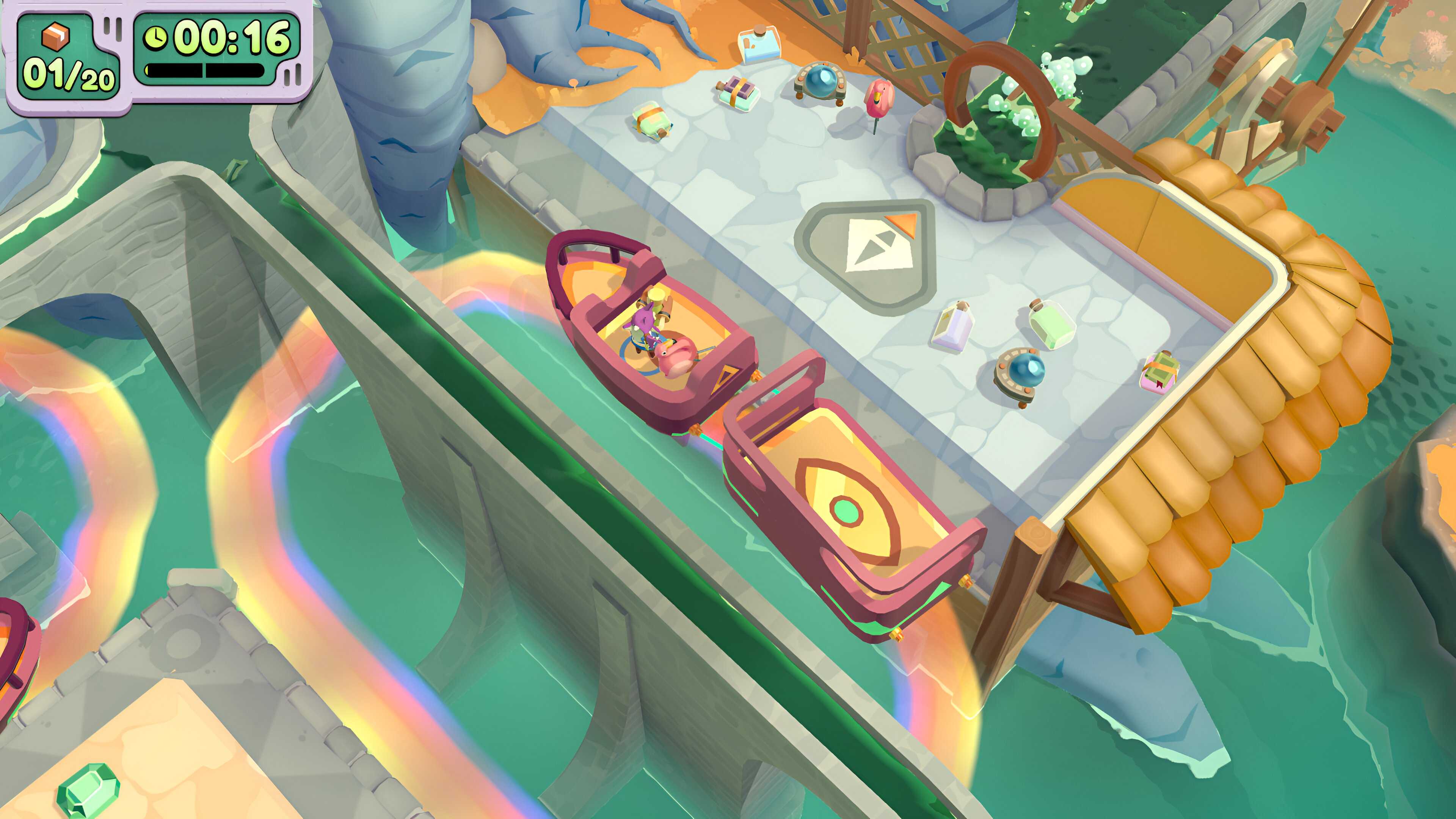 A house on water in Moving Out 2.