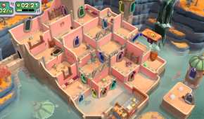A castle in Moving Out 2.