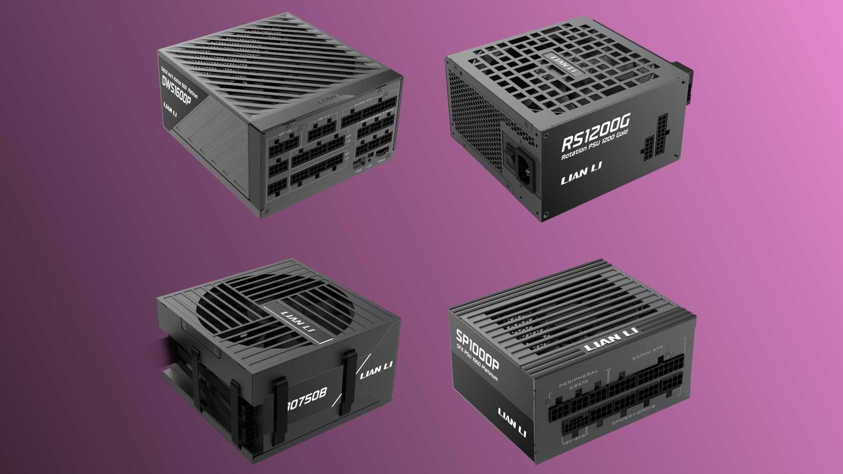 I love Lian Li's new line-up of PC cases and power supplies