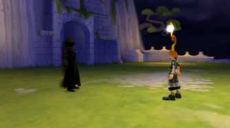 A screenshot of gameplay from Kingdom Hearts Birth by Sleep.