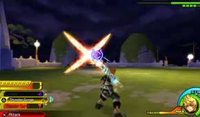 A screenshot of gameplay from Kingdom Hearts Birth by Sleep.