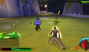 A screenshot of gameplay from Kingdom Hearts Birth by Sleep.