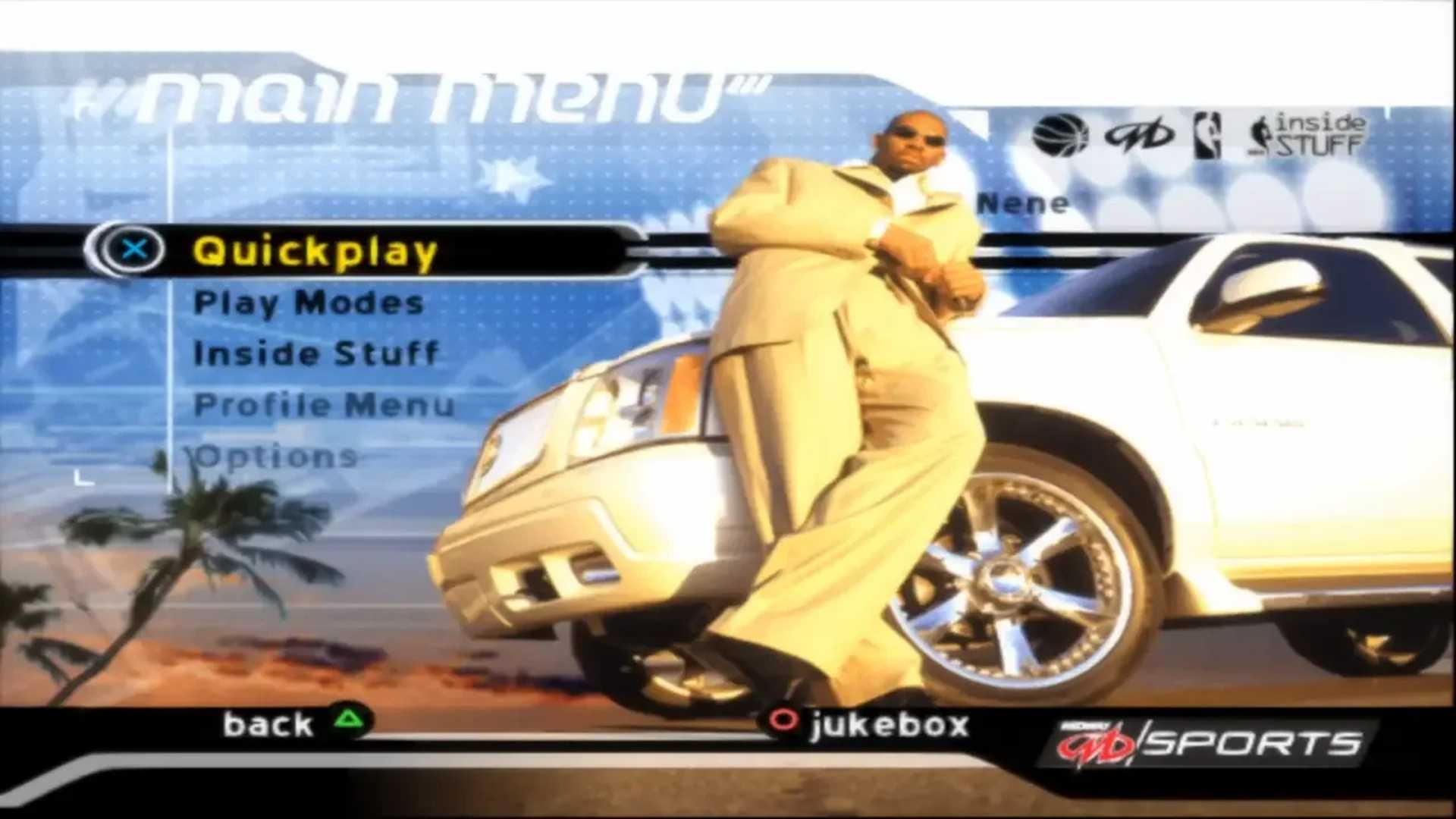 A screenshot of gameplay from NBA Ballers