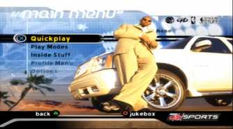 A screenshot of gameplay from NBA Ballers