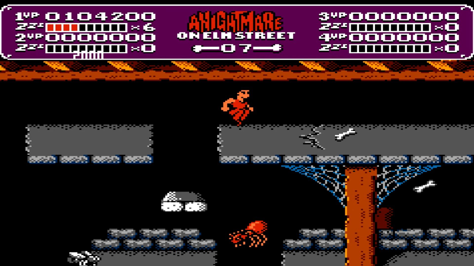 A screenshot of gameplay from A Nightmare on Elm Street.