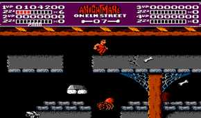 A screenshot of gameplay from A Nightmare on Elm Street.