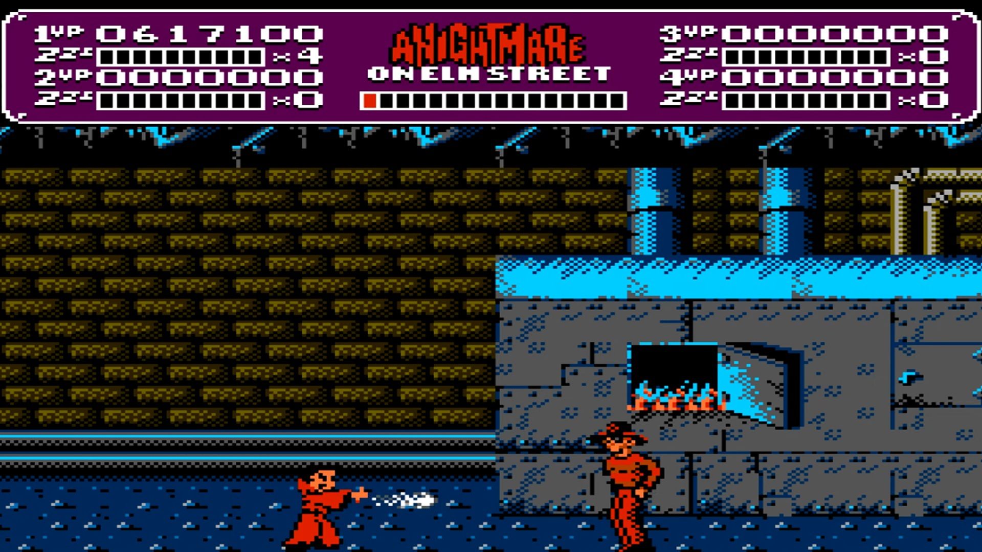 A screenshot of gameplay from A Nightmare on Elm Street.