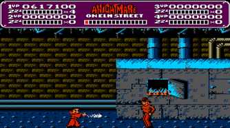 A screenshot of gameplay from A Nightmare on Elm Street.