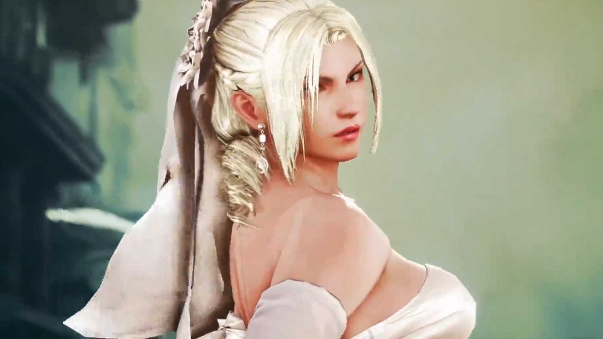 A shot from the reveal trailer for Nina in Tekken 7