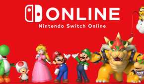 Nintendo switch online artwork with Mario series characters