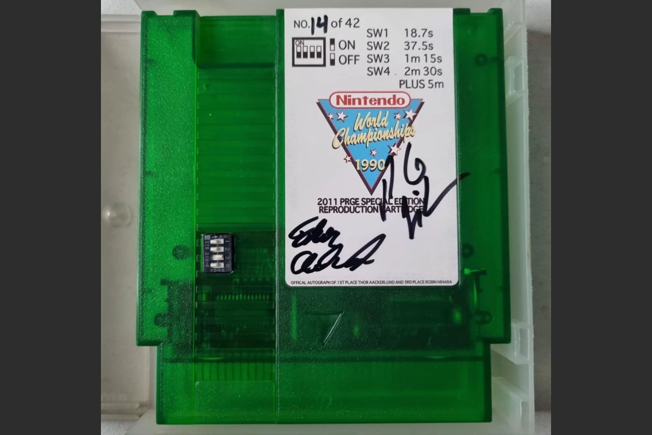 Nintendo World Championships 2011 NES - Retrousb Reproduction Cartridge