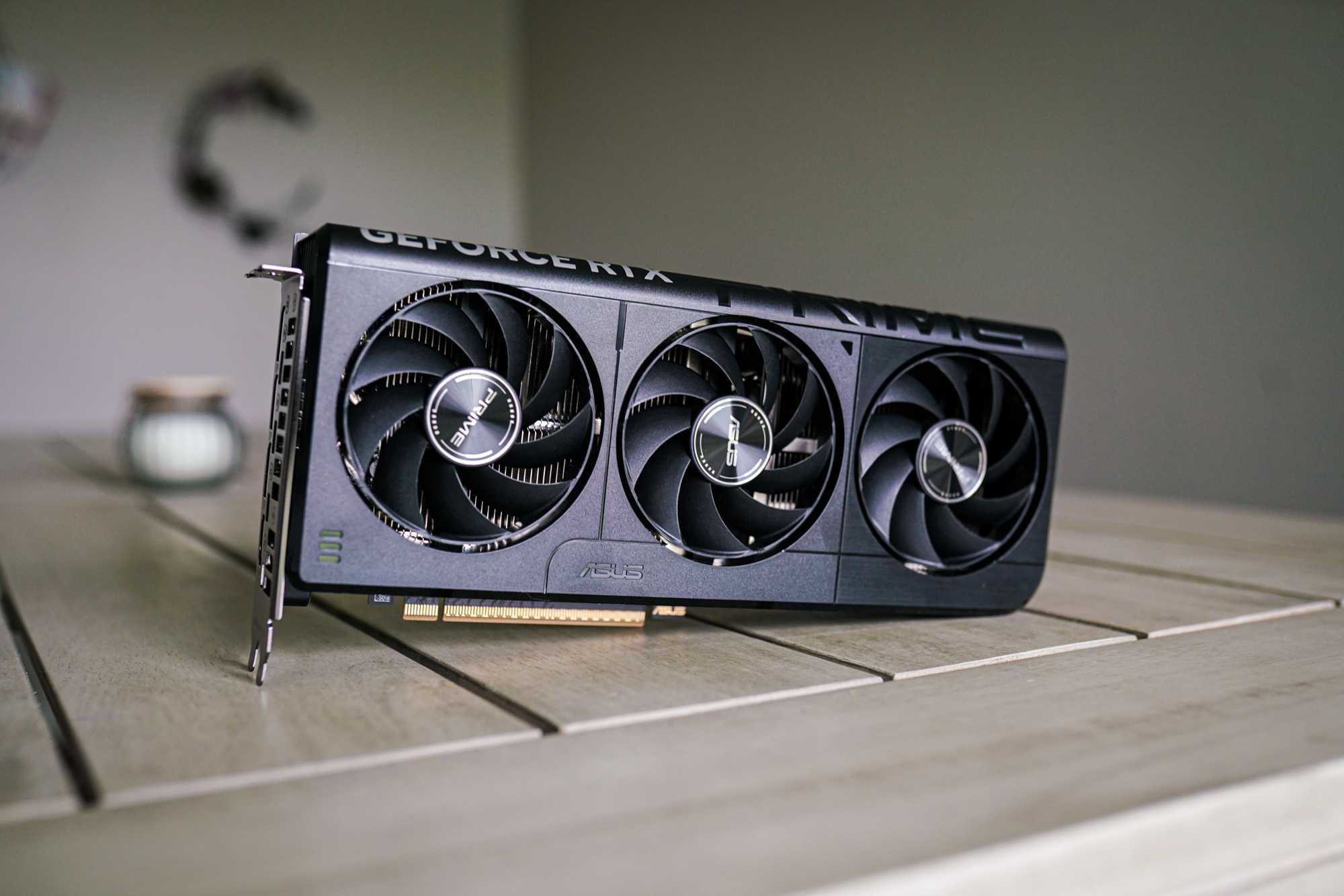 An image of an NVIDIA GeForce RTX 5060 Ti GPU.