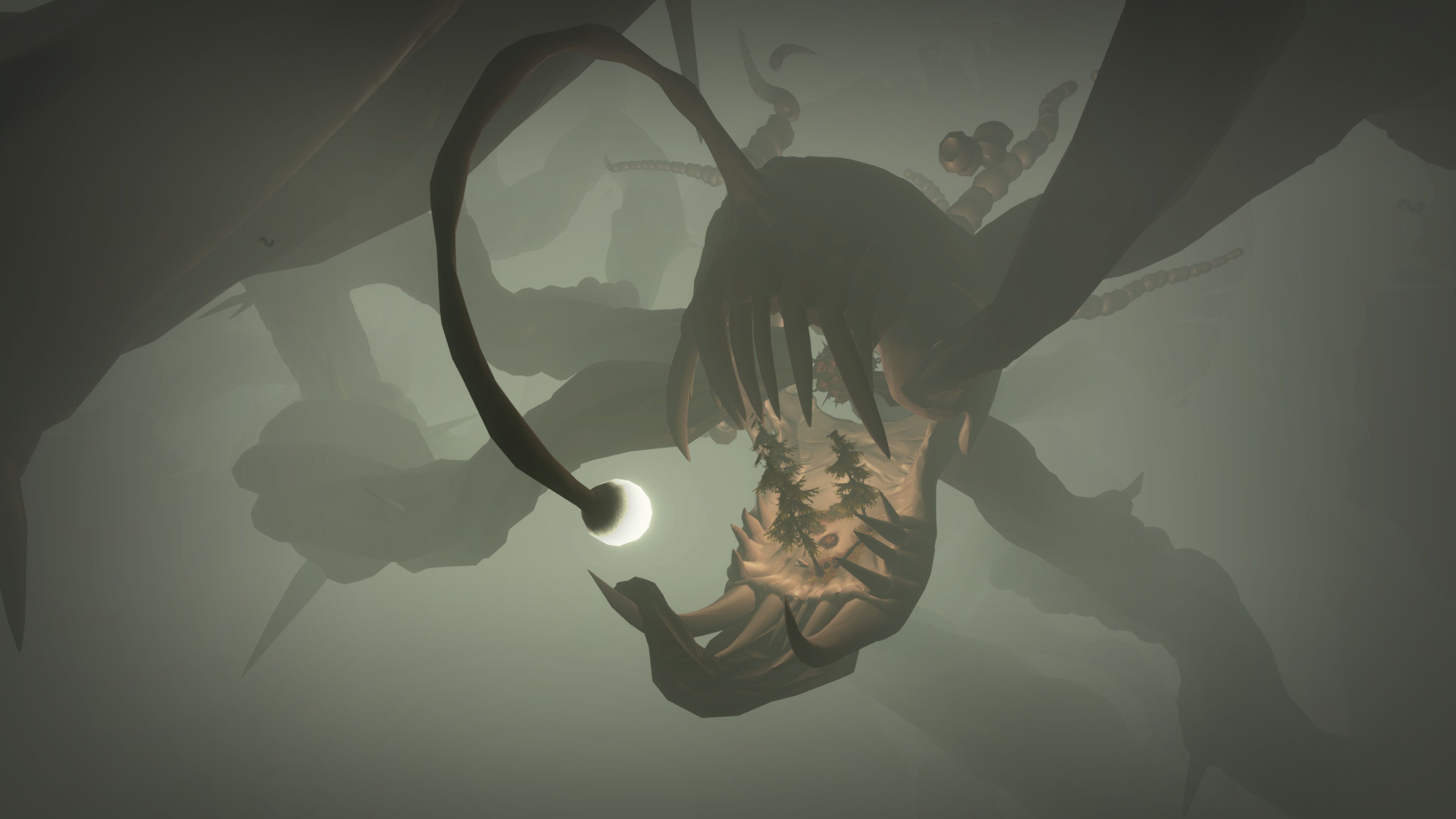 A huge monster in Outer Wilds.