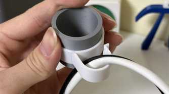 Parametric Cable Clip for Monitor Arm Poles by mangoDB