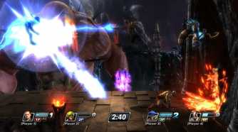 A screenshot of gameplay from PlayStation All-Stars.