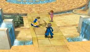 A screenshot of gameplay from Pokémon Colosseum