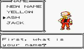 A screenshot of gameplay from Pokemon Yellow.