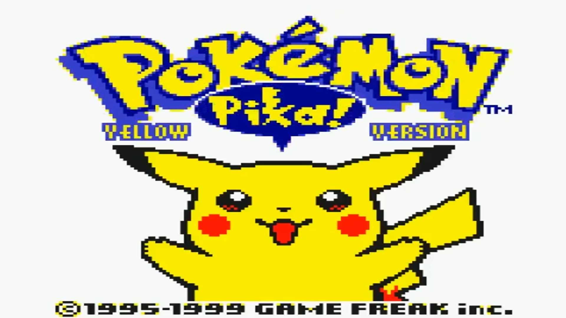 A screenshot of gameplay from Pokemon Yellow.