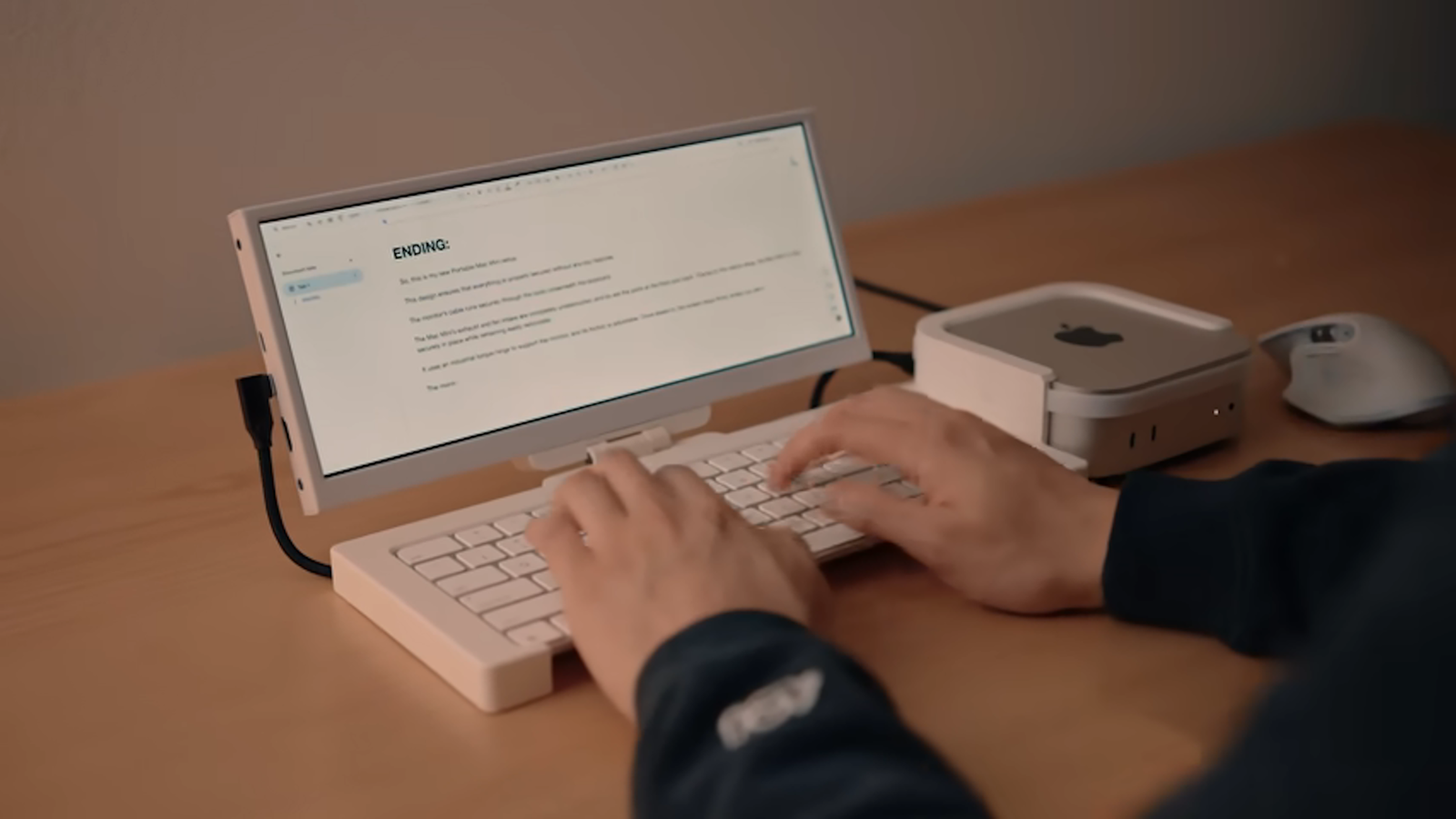 Someone is turning their M4 Mac Mini into a portable all-in-one ...