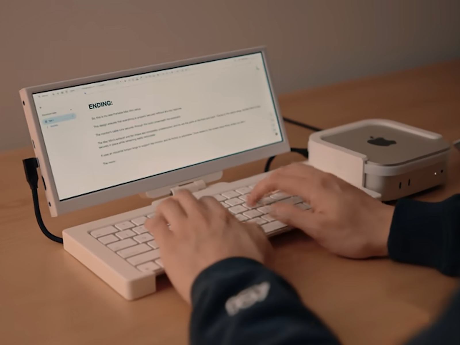 Someone is turning their M4 Mac Mini into a portable all-in-one Someone is turning their M4 Mac Mini into a portable all-in-one