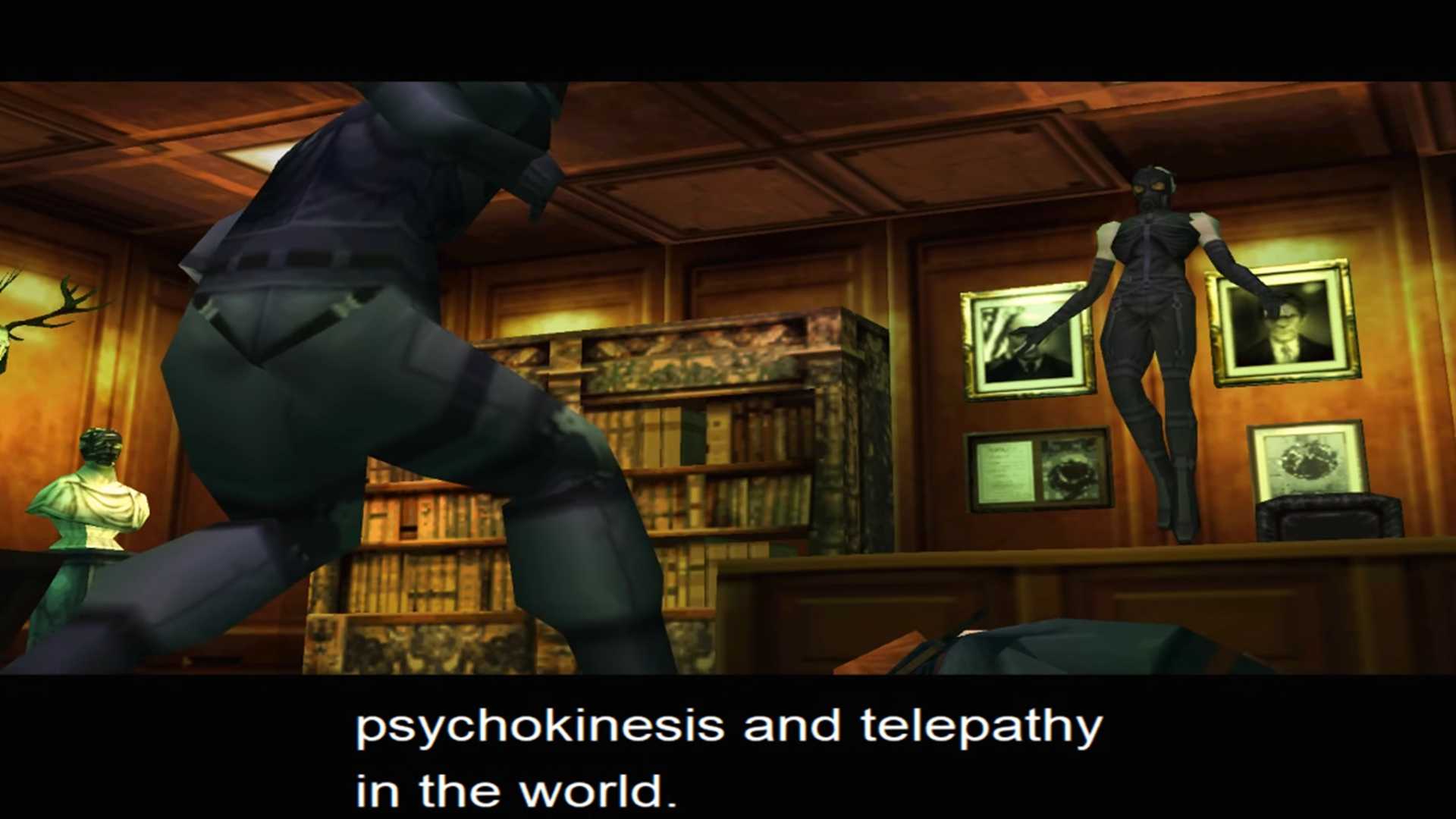 A screenshot of gameplay from Metal Gear Solid.