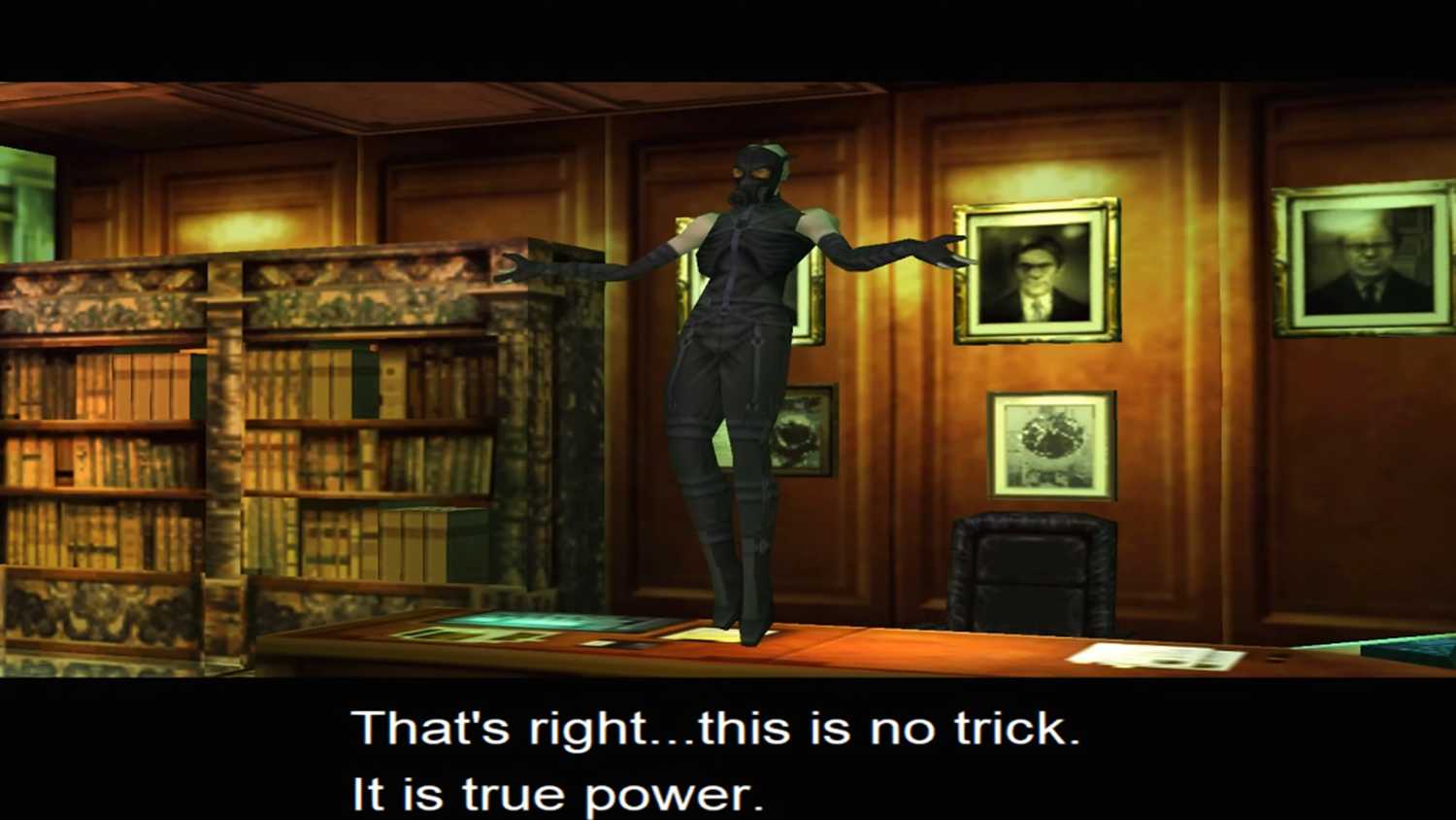 A screenshot of gameplay from Metal Gear Solid.
