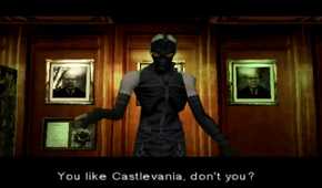 A screenshot of gameplay from Metal Gear Solid.