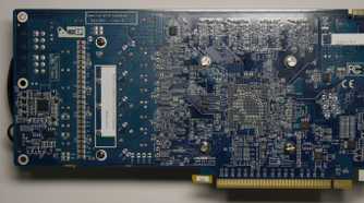 PCB of the Radeon HD 5870 graphics card