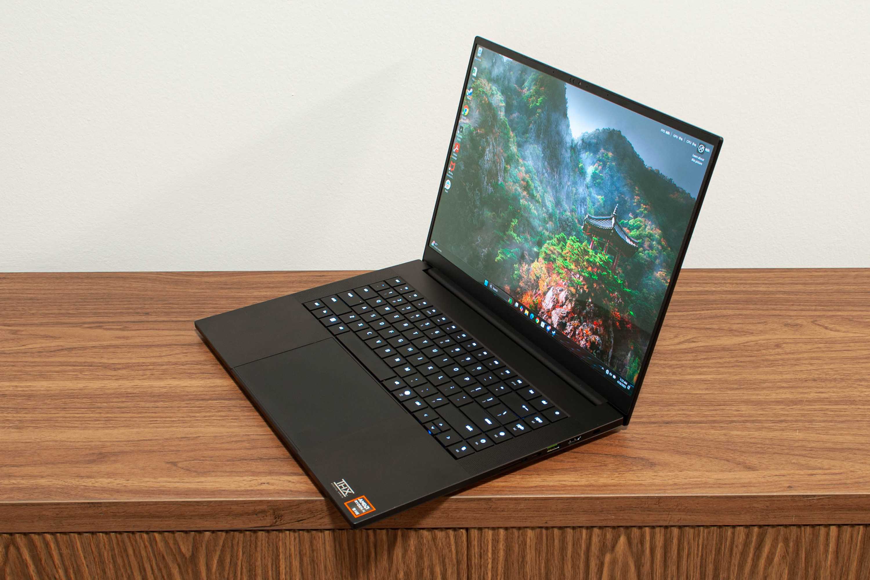 Razer Blade 16 2025 on a table
