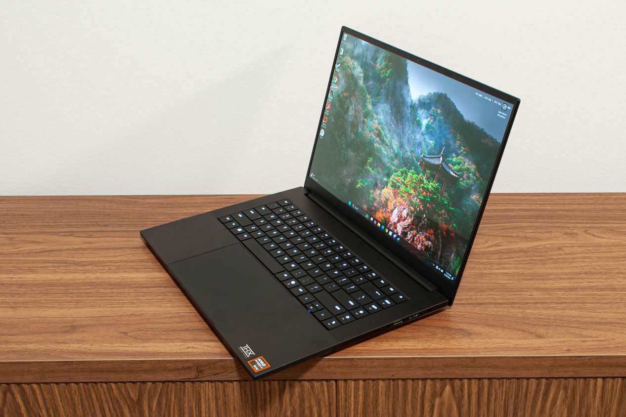 Razer Blade 16 2025 on a table
