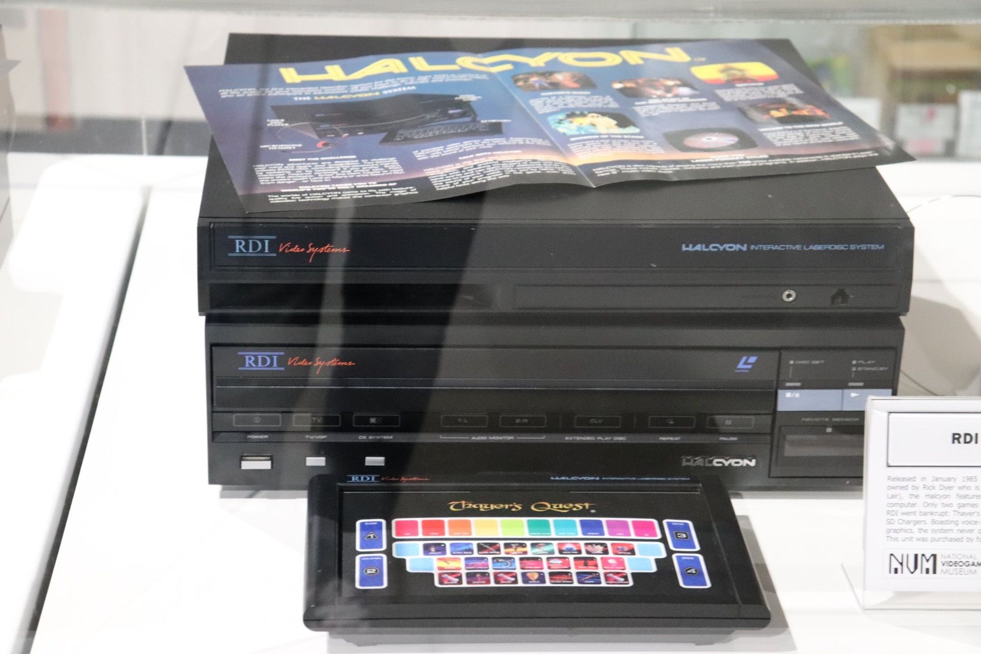 A picture of the RDI Halcyon console on display.