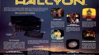 An advertisment for the RDI Halcyon console.