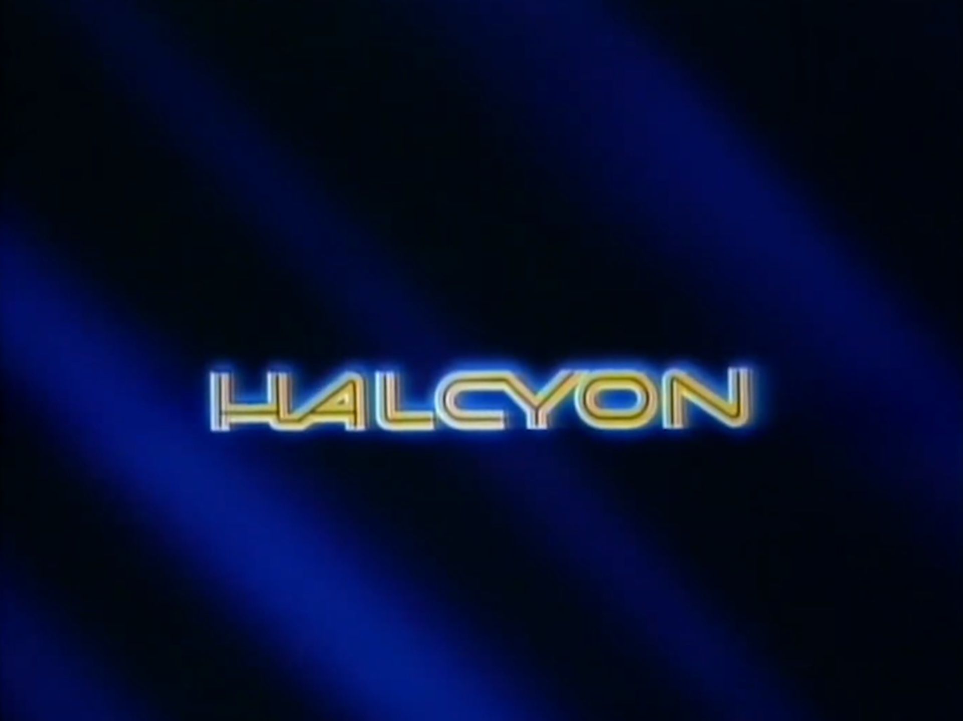 A screenshot of the startup for the RDI Halcyon