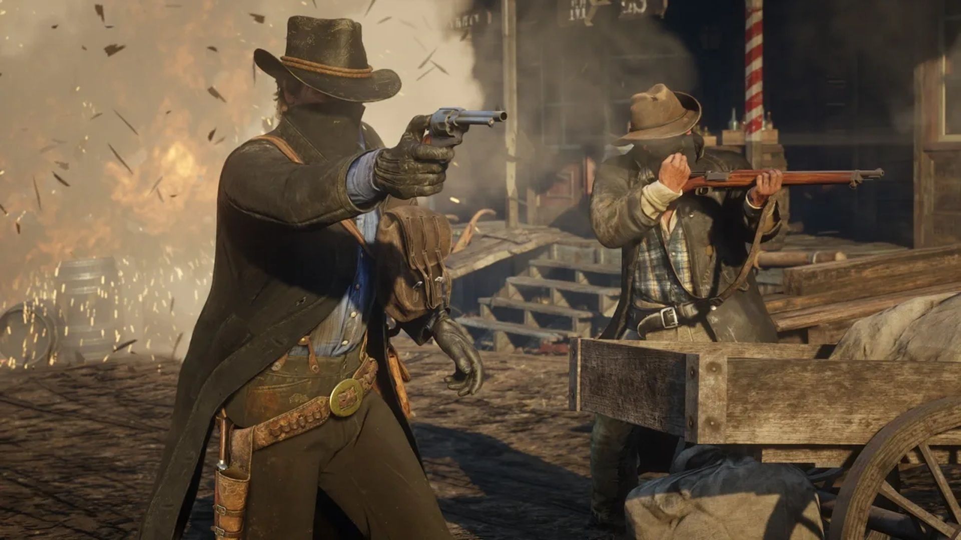 A screenshot of gameplay from Red Dead Redemption 2.