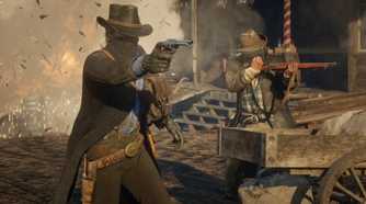 A screenshot of gameplay from Red Dead Redemption 2.