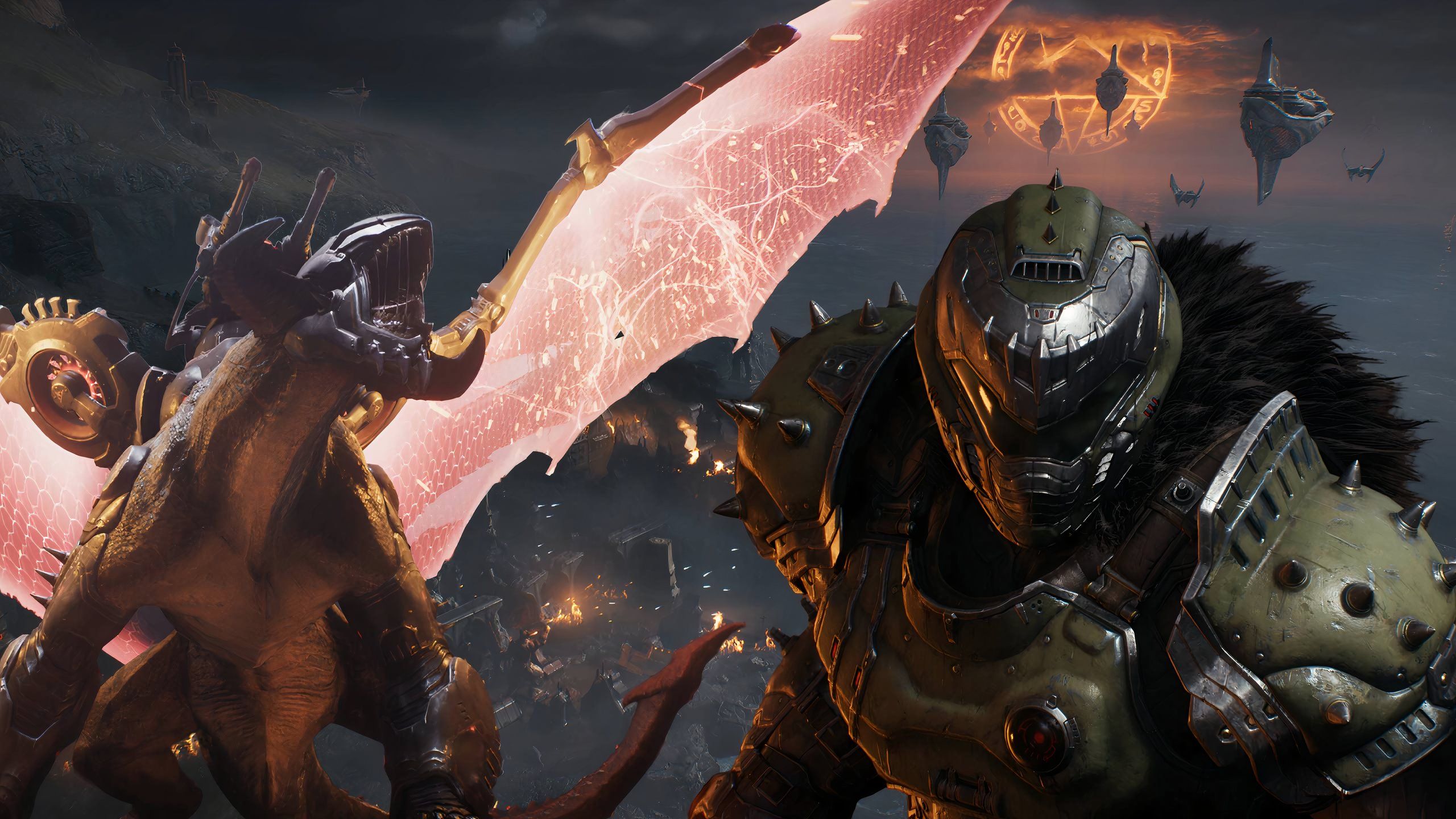 The Mech and Dragon levels in Doom: The Dark Ages feel like missed