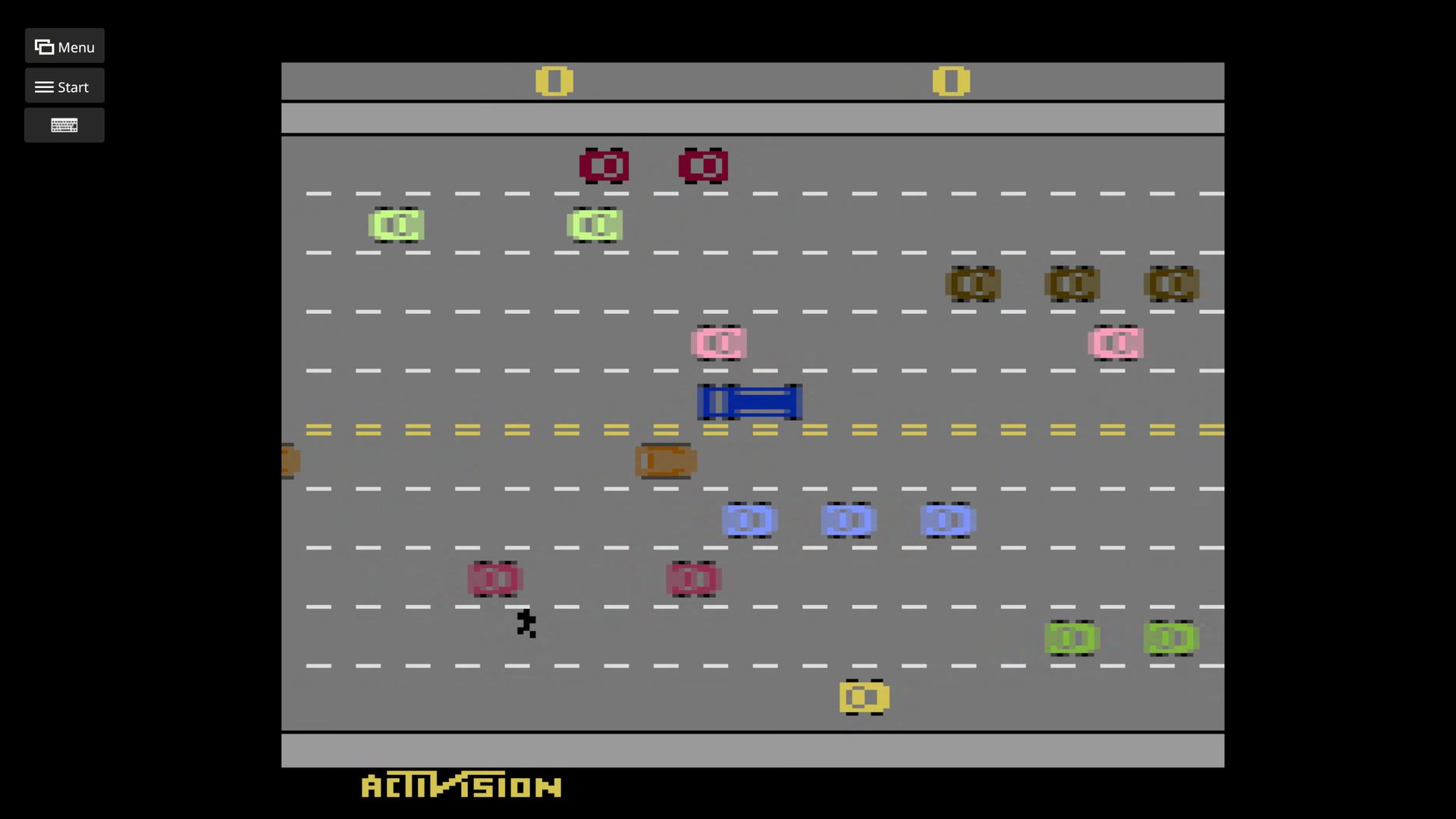 an image from Retro Classics of the old tech demo Bloody Human Freeway