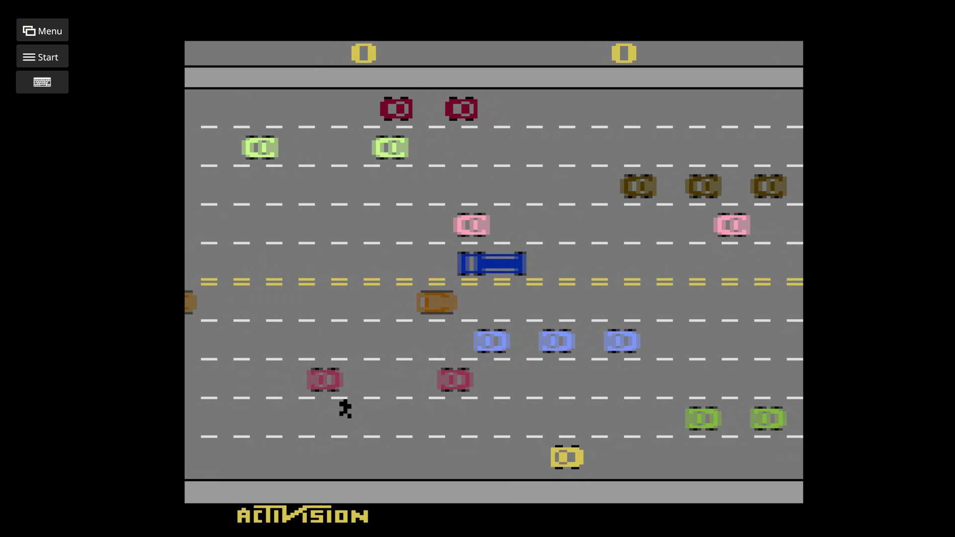 an image from Retro Classics of the old tech demo Bloody Human Freeway