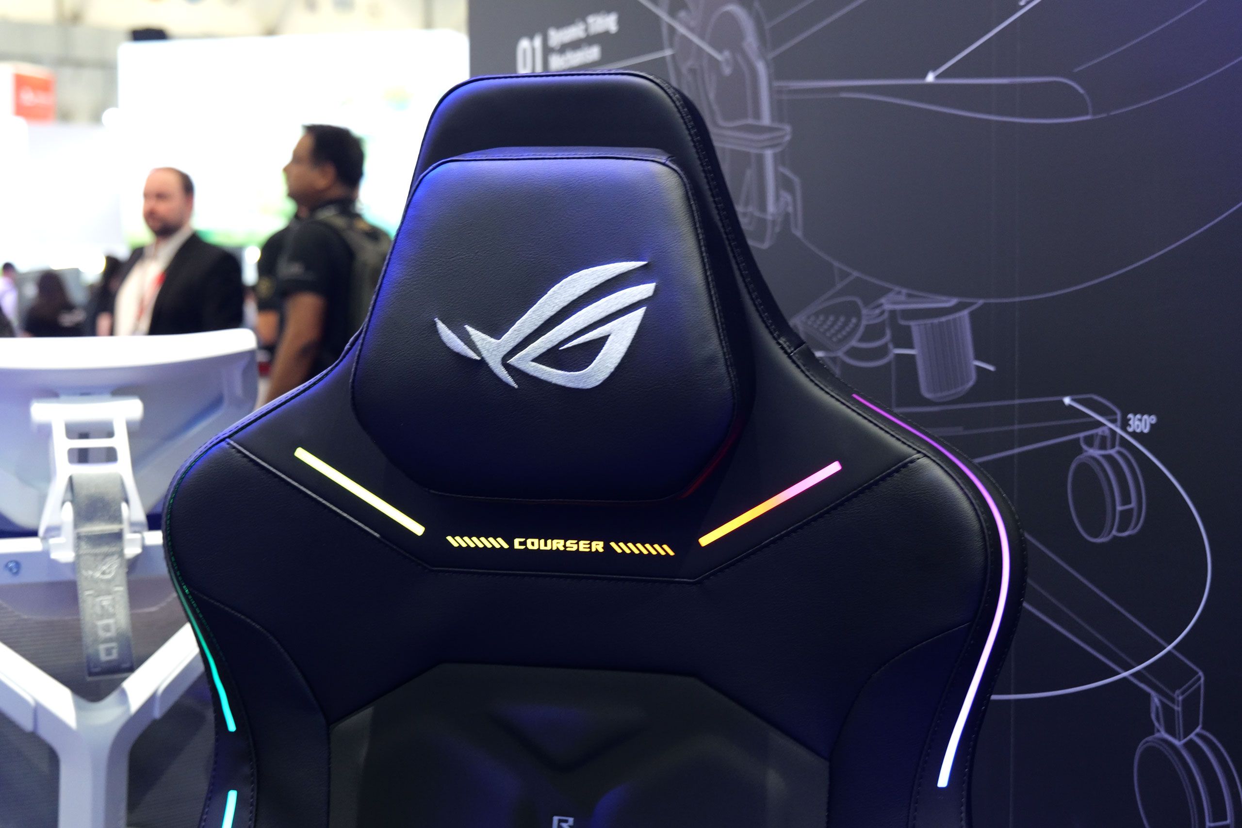 Asus's new ROG gaming chair lets you lean back ALL the way