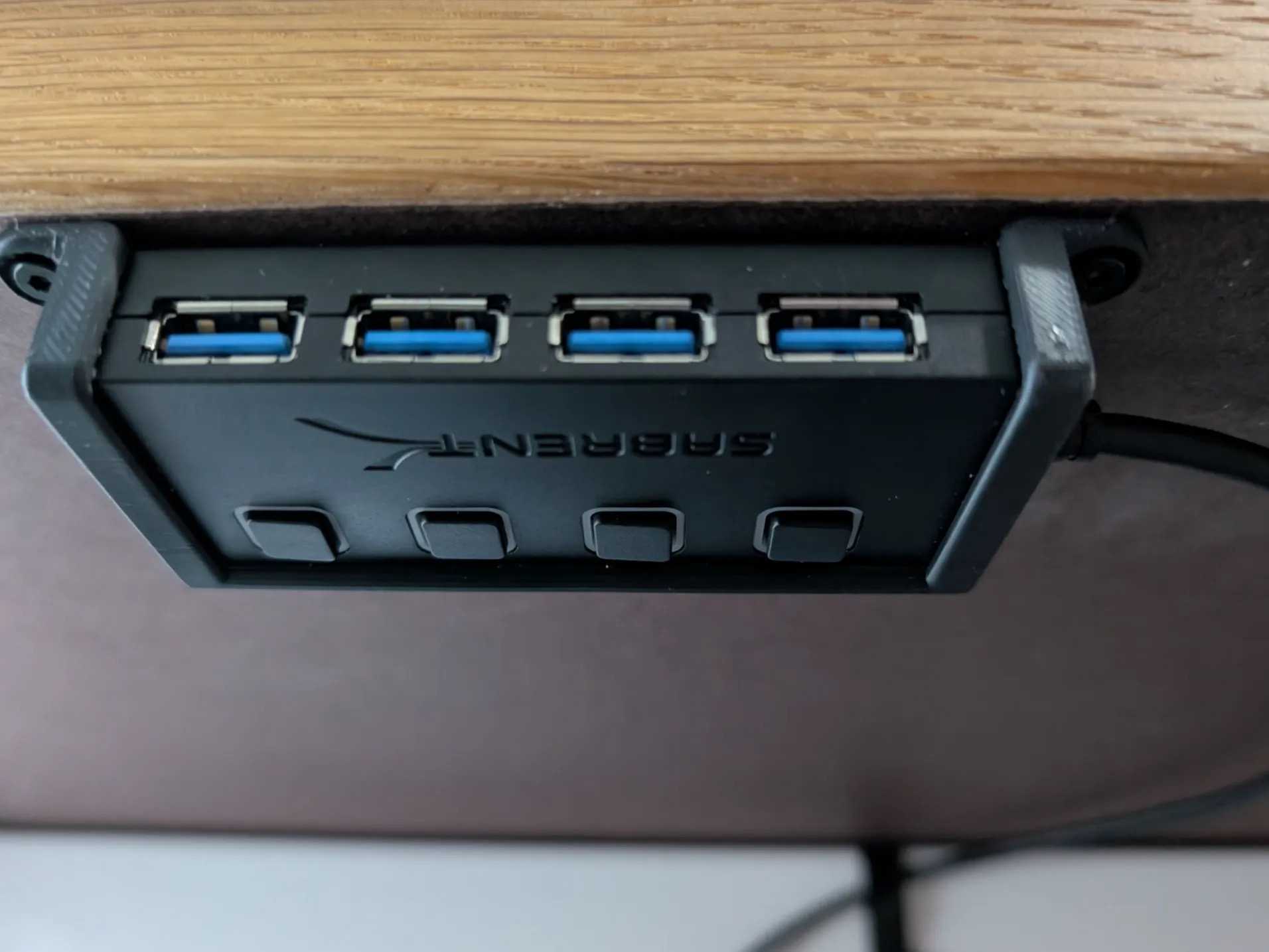 Sabrent usb hub mounting bracket by Voli.