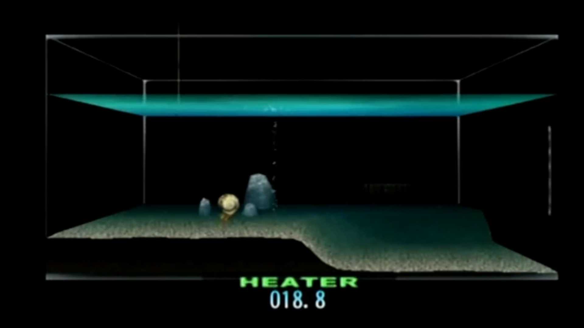 A screenshot of gameplay for Seaman