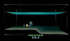 A screenshot of gameplay for Seaman