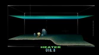 A screenshot of gameplay for Seaman