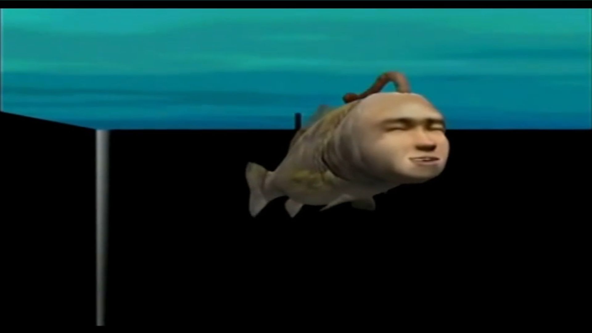 A screenshot of gameplay for Seaman