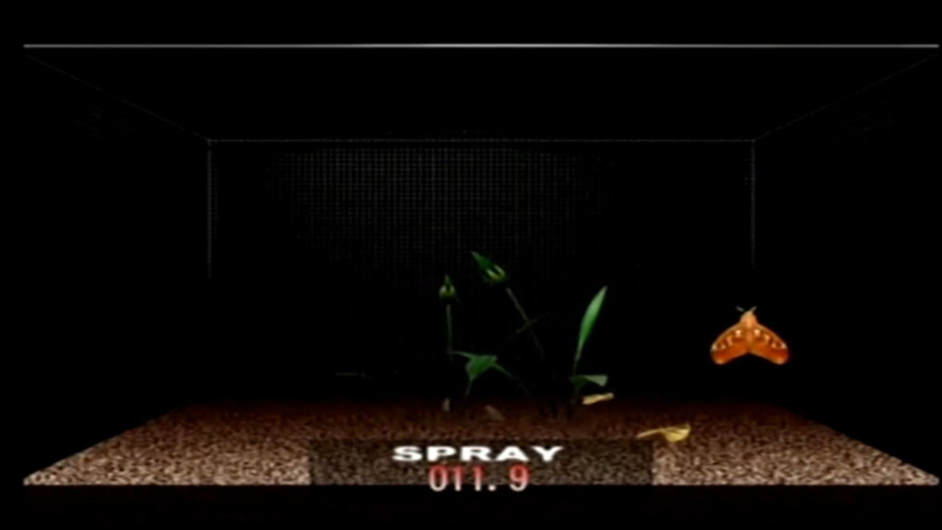 A screenshot of gameplay for Seaman