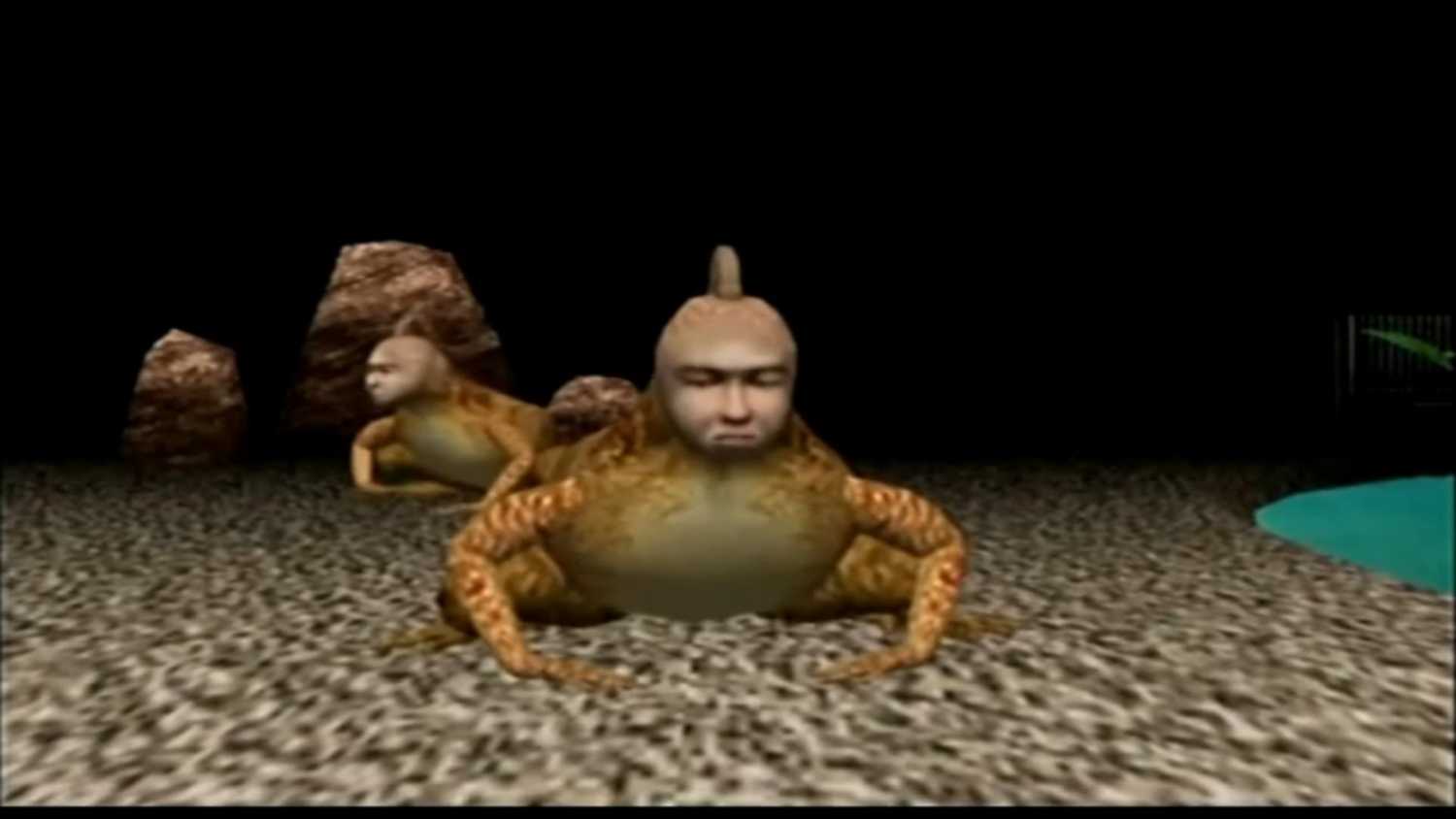 A screenshot of gameplay for Seaman