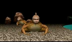 A screenshot of gameplay for Seaman
