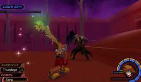 A screenshot of gameplay from Kingdom Hearts Final Mix.