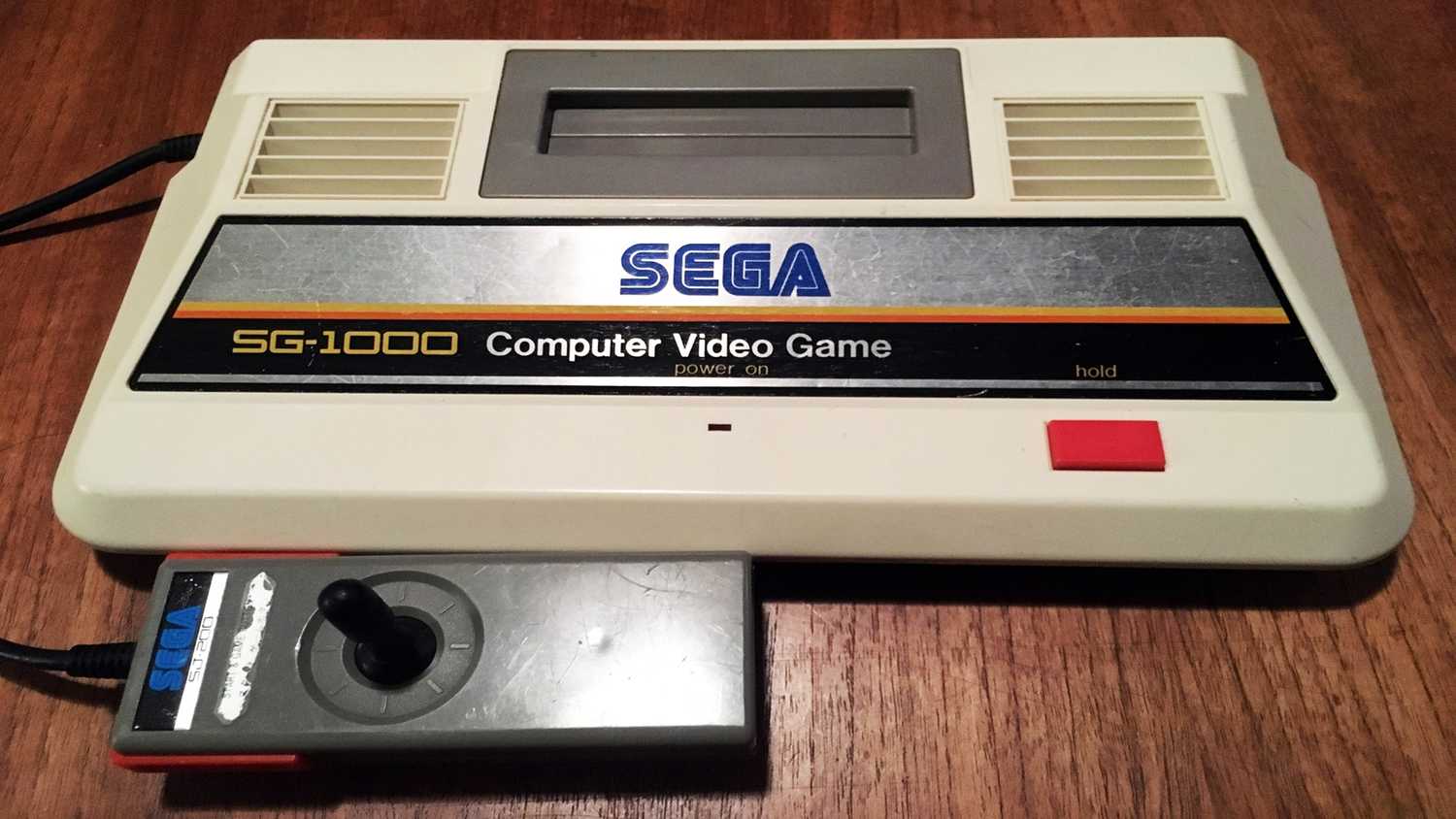 A shot of the Sega SG-1000 console.