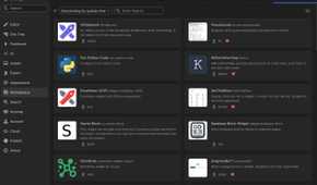 SiYuan's built-in marketplace